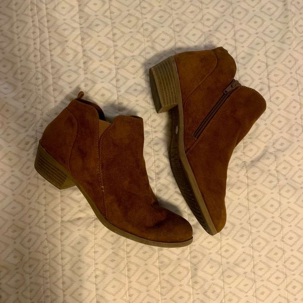 Brown booties